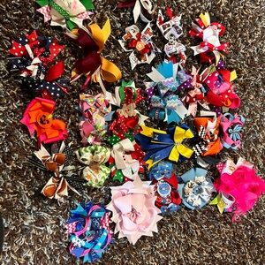 Colorful Hair Bow Collection